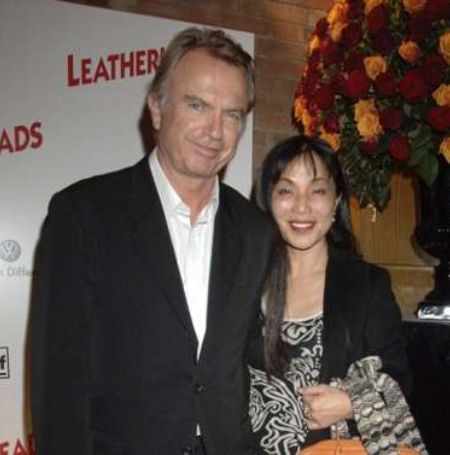 Soon after Sam Neill divorced Lisa Harrow, he married Noriko Watanabe.